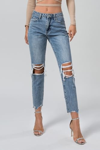 Skinny Jeans for Women Trendy Mid-Rise Slim Fit Comfort Jeggings Jeans Slimming Jeggings Denim Trousers Pants2