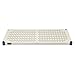 Quantum Storage Systems RP2472E Plastic Open Grid Shelf, Kitchen Wall Mount Shelf Commercial Bar w/Backsplash Appliance Equipment (Restaurant, Bar, Home, Kitchen, Laundry, Garage and Utility Room)