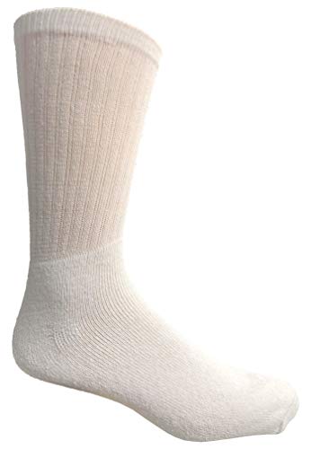 Yacht & Smith 12 Pair Mens King Size Crew Socks, Big and Tall Sports Athletic Socks, 13-162