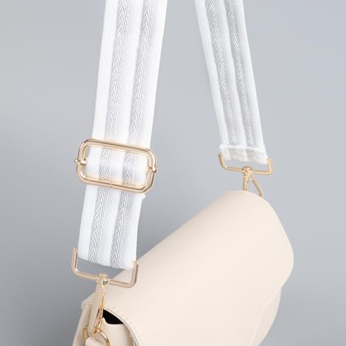 Image of chushui Woven Stripe Purse Straps,Replacement Crossbody Wide Shoulder Adjustable Strap for Bag Handbags
