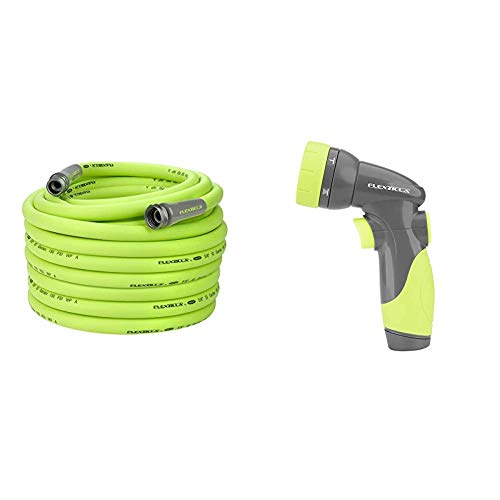 Flexzilla Garden Hose 5/8 in. x 100 ft Garden Hose Nozzle -...