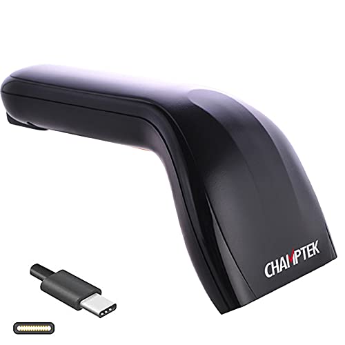 champtek �^�b�`��CCD�o�[�R�[�h���[�_�[SD120�iType-C/USB Type-A�ڑ��j�t���ǂݎ��Ή��I GS1�R�[�h�Ή��I�u���b�N