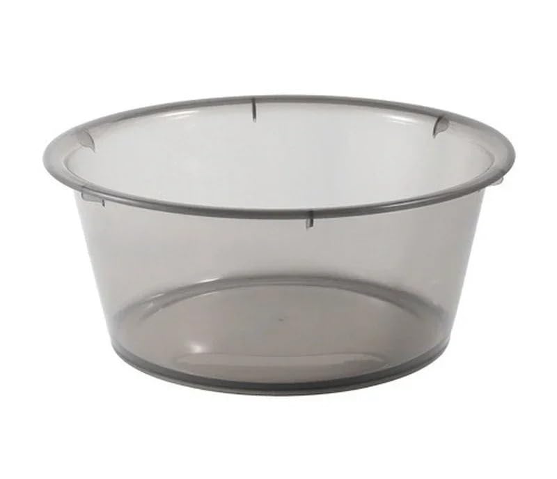 zhszzz Lavabo Transparente, Accesorios de baño, Gran Capacidad, for el hogar, Lavabo for el Cabello, Herramientas de Lavado, Almacenamiento, Suministros de Limpieza de plástico.(L Gery)