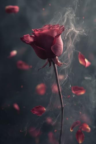 Diamond painting fleurs 5d de 40x60cm pour créer une déco de chambre cosy