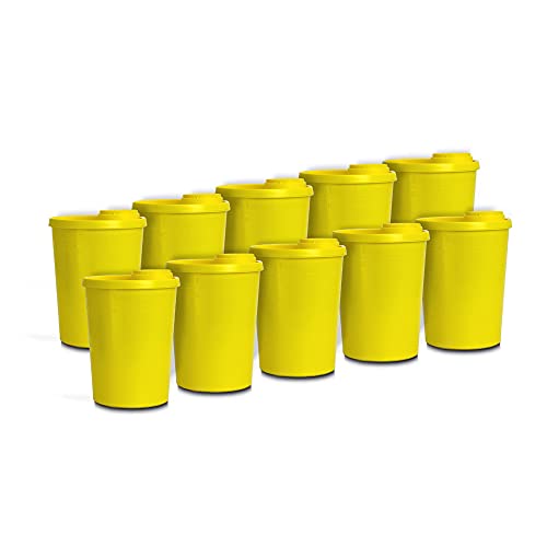 Dispensador de eliminación de desechos y caja para cánulas de 2 litros, pack de 10 unidades