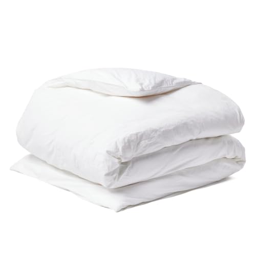 Coyuchi Crinkled Percale Duvet Cover, 100% GOTS Certified