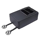 Ergonomische Sitzkonsole – Auto-Innenarmlehne für Nutzfahrzeuge in der zweiten Reihe | Organizer mit mehreren Fächern und weicher Polsterung für Limousinenfahrten und Fernreisen, 14,37 x 9,64 x 5,51 Z