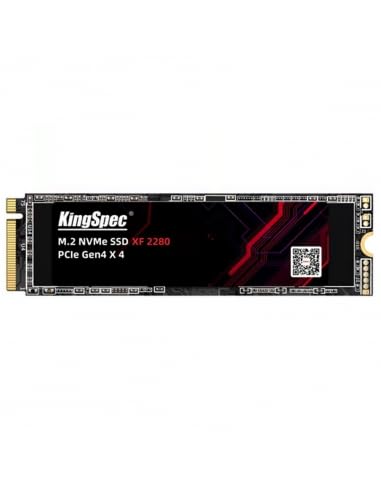 Kingspec Ssd M.2 Nvme 2280 Pcle Gen 4×4, Nvme 1.4 256Gb Xf-256Gb (2280) Compatibile Con Apple