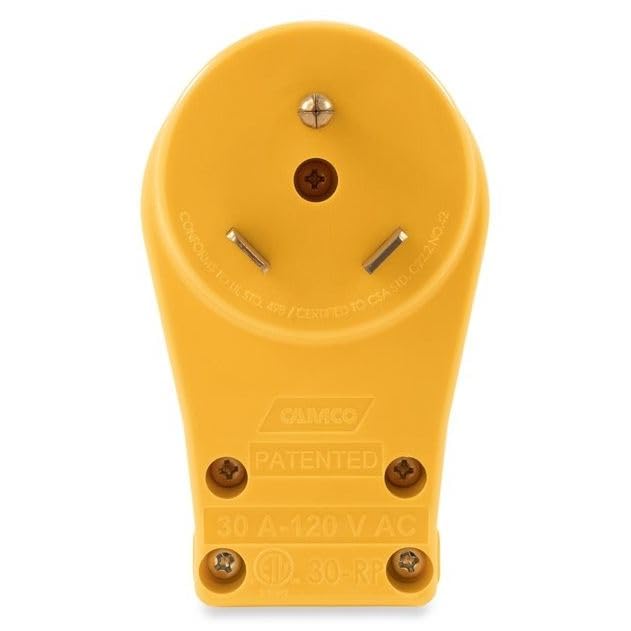 RV PowerGrip Replacement Power Cord Plug, 30-Amp