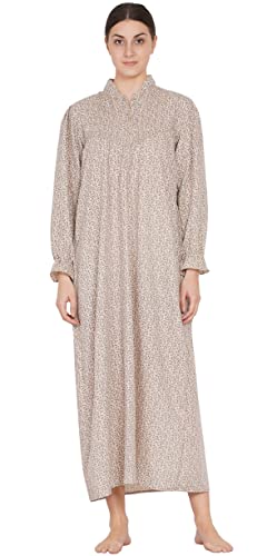 Robe de nuit en coton filé de qualité supérieure au style vintage élégant Cotton Lane