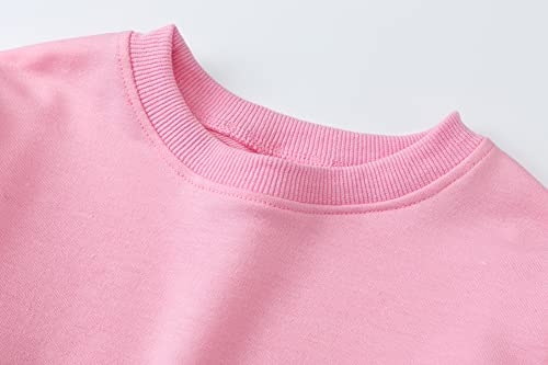 Crop Tops For Girls Kids Cute Aesthetic Cartoon Graphic Sweatshirt Teen long Sleeve T-Shirts3