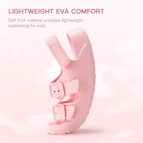 Image of Stelle Toddler Girls Sandals Adjustable Buckle Open Toe Sandal
