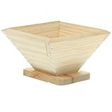 TIKODIDA 木製団子型 ライスプディング型 底ベース付き 中華風おこわ用 キッチン用品 贈答用 1個