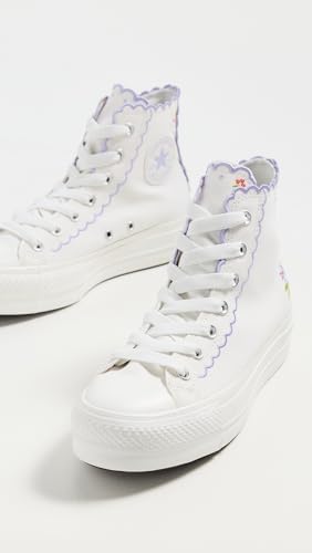 Converse Women's Chuck Taylor All Star Lift Platform Embroidered Flowers Sneakers3