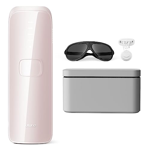 Ulike Laser Hair Removal for Women and Men, Air 3 IPL Hair Removal with Sapphire Ice-Cooling System for Painless & Long-Lasting Result, Flat-Head Design for Body & Face Treatment at-Home, Pink