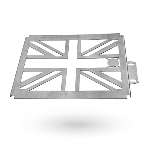 Image of Radiator Grill Guard For RE Interceptor, Continental Gt 650 (Chrome)