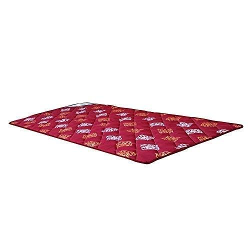 Travelite One Inch Foam Mattresses for Room, Balcony, Playard, Picnic Or Any Other Activity (Maroon, 72 X 36 X 1 Inch)
