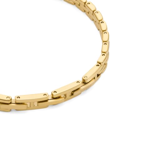 FOSSIL Herrenarmband aus Edelstahl oder Leder mit Faltverschluss – Ansicht 4