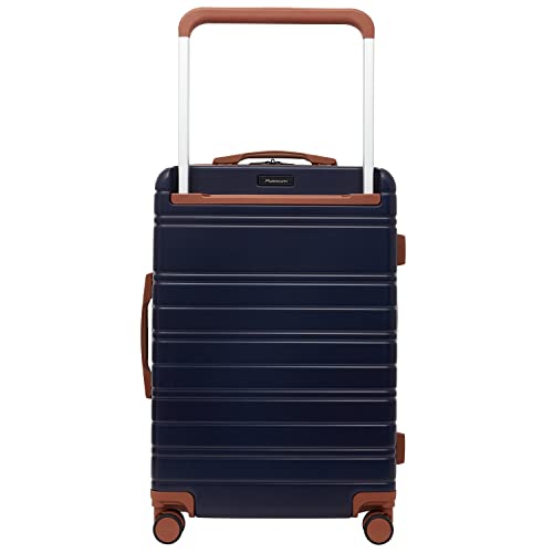 Image of Travelers Club 2PC or 20 inch Navigate Luggage Set, Navy Blue, 20 inch Carry-On