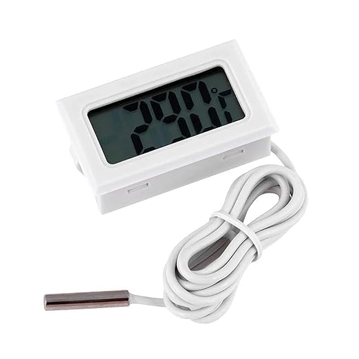SP Electron Mini LCD digital thermometer sensor with wire or Room temperaure, fridges, Indoor Outdoor LCD Electronic Temperature Meter