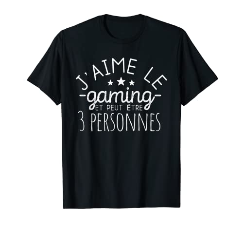 J'aime Le Gaming Humour Idée Cadeau Pour Gameur T-Shirt Cover