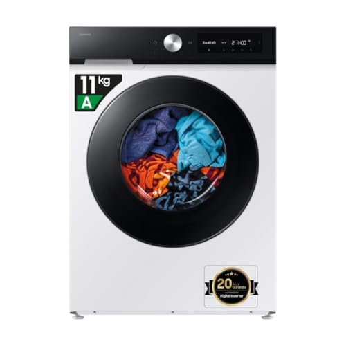 Samsung Lavatrice Bespoke AI WW11DB7B94GE/U3, Libera installazione, 11 Kg, Wifi,
