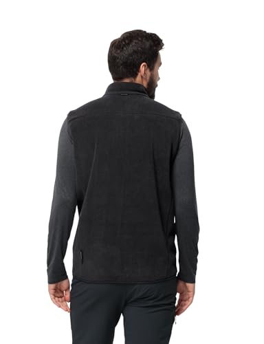 Jack Wolfskin Herren Waldsteig Fz Vest M Fleece Weste, Schwarz, L EU