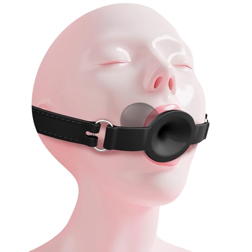 Bondage Gag for deep Throat Training|Lassen Sie Sich das Wasser im Mund zusammenlaufen|Gag Mouth|Mouth Ball Breathable Ball Gag|SM Game Erotic Sex Toys|for Men Women Couple
