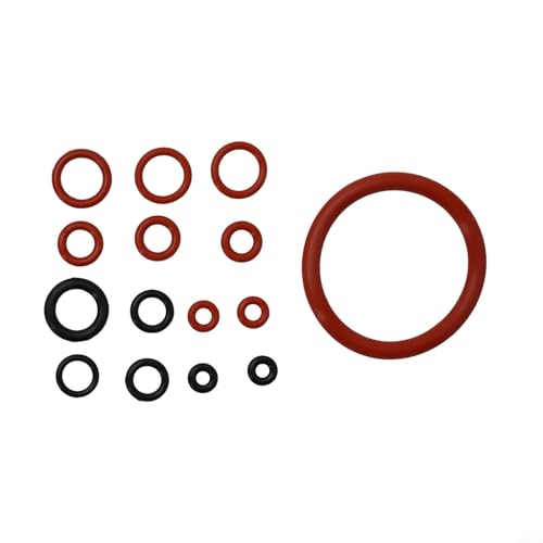 [SILICONE PER CALORE E VAPORE] Realizzato in silicone che resiste alle temperature di infusione e all'esposizione al vapore; le opzioni di colore rosso e nero aiutano a ordinare e identificare le parti durante la manutenzione.