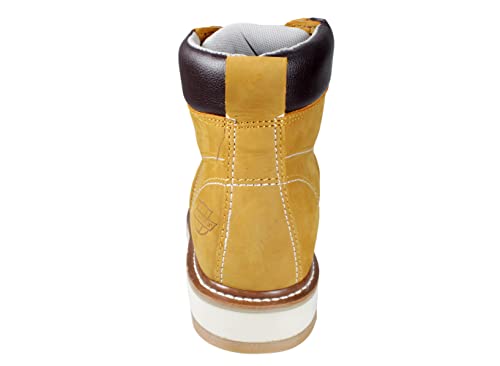 Men's Work Boots Genuine Leather Lace Up Moc Toe 620 Honey-Shedron3