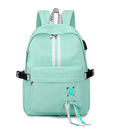 Joymoze Mochila Clásica para Mujer Escolar con Estilo para Niña Adolescente  verde