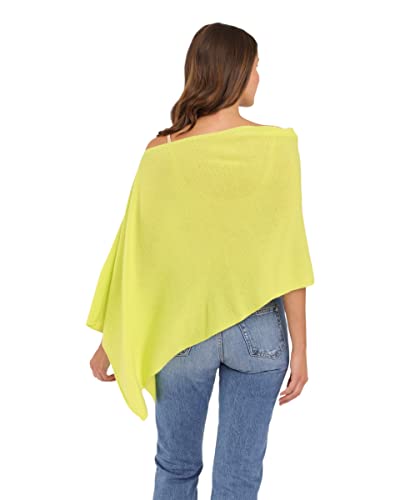 Image of CLAUDIA NICHOLE Womens 100% Cashmere Dress Topper - Cashmere Poncho Wrap
