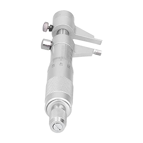 Inner Diameter Micrometer Set, 5-30mm Inner Dimension Screw Measuring Tool + Wrench + Wooden Box