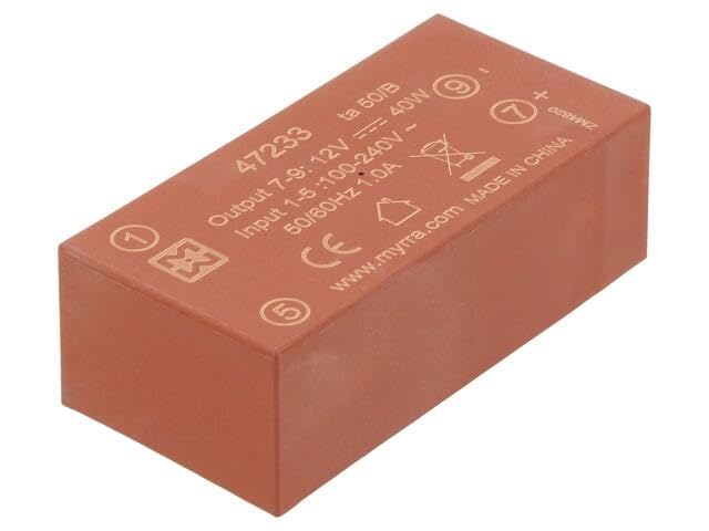 Convertisseur AC/DC 40W 12V transformateur MYRRA 47233 alimentation 3.3A