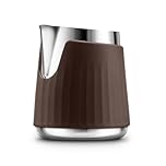 Sage - The Pro Control Jug - 420ml Handleless Milk Jug, Pro Spout for Latte Art, Removable Heat-Resistant Silicone Sleeve, Angled Opening, Stainless Steel