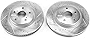 Power Stop JBR1763XPR Evolution Performance Drilled, Slotted & Plated Front Brake Rotor Pair