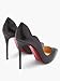 Christian Louboutin Black Hot Chick 100MM Leather Pumps New (10)