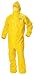 Hooded Disp. Coveralls, Yellow, 3XL, PK12