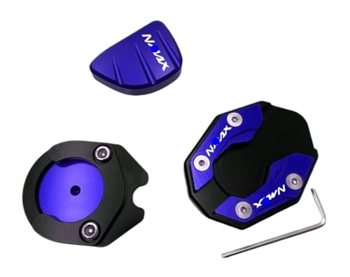 Extension béquille moto pour NMAX 125 et AEROX 155 plaque bleue