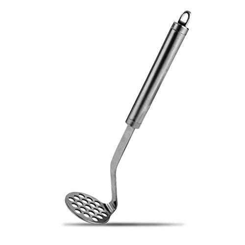 Potato Masher,Plainmarsh Honeycomb Press Head,Cooking and Kitchen Gadget,Garlic Press, Heavy Duty Stainless Steel