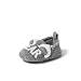 Dearfoams Unisex-Child Lil Slipper, Light Grey Baby Bear, 0 3 Months Infant
