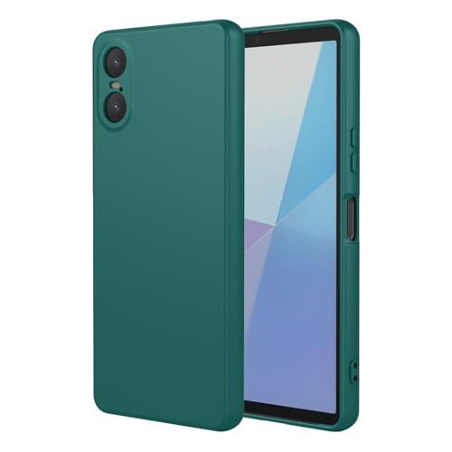 SEAHAI Case for Sony Xperia 10 VI, Ultra Thin Silky-Soft Touch Liquid Silicone Phone Cover with Shockproof Airbag Design