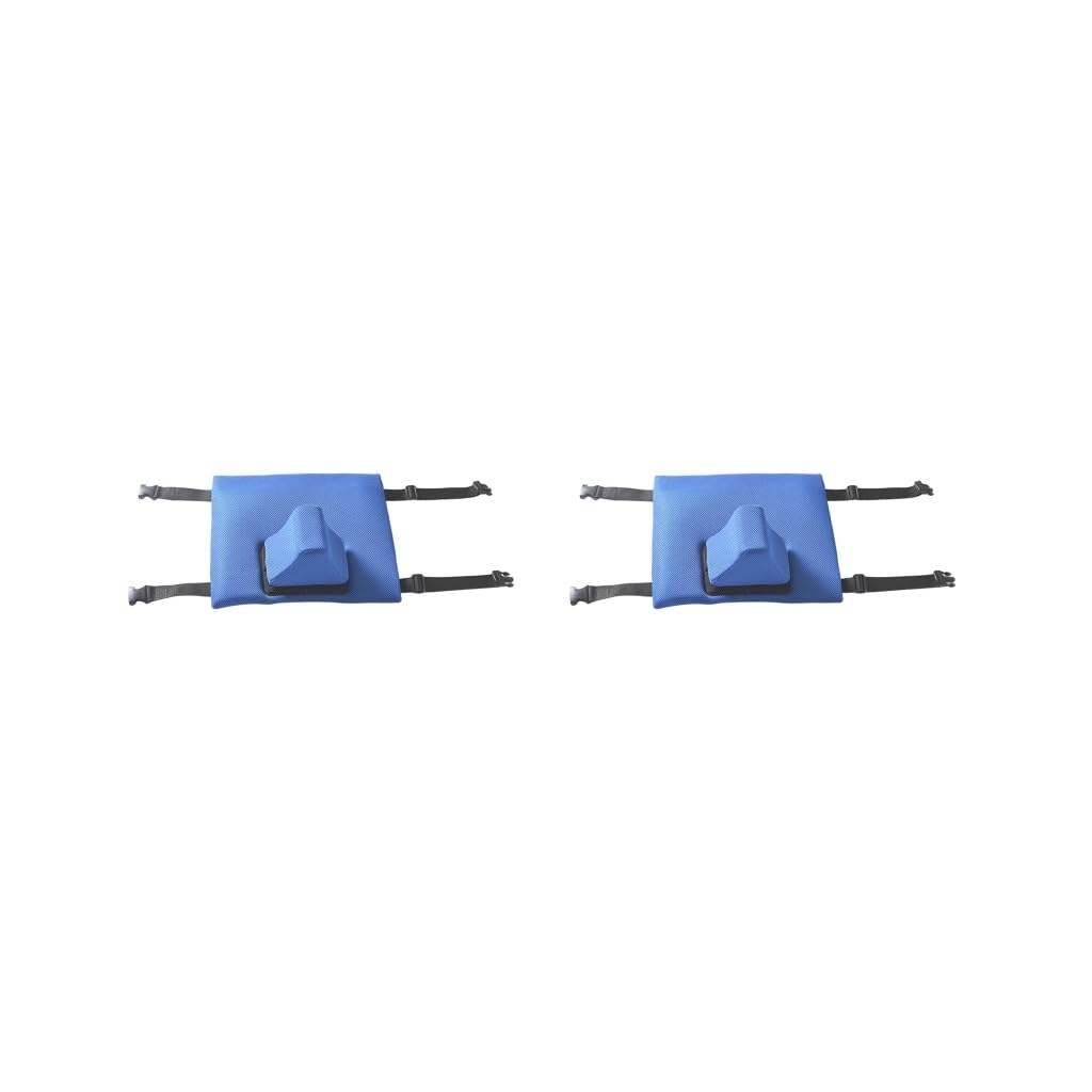 Juego de 2 cojines para silla de ruedas para pacientes, herramienta de posicionamiento, color azul