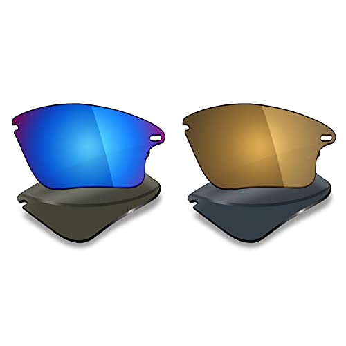 Image of Mryok 2 Pair Polarized Replacement Lenses for Oakley Fast Jacket XL Sunglass - Options