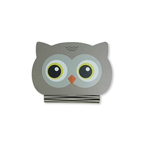 Preisvergleich Produktbild Faltbares Nachtlichtkunstdekoratives beleuchtet Schreibtisch / magnetische Wandlampe des Buches LED der Karikatureule Weiß / warmes Weiß / RGB für Halloween-Weihnachtsdekorations-Gesch...