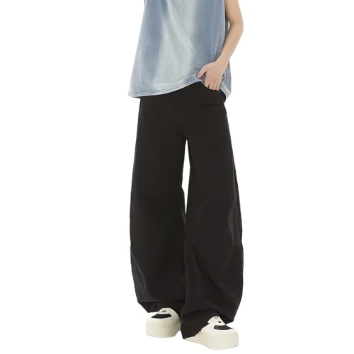 Baggy Jeans Men Loose Fit Wide Leg Barrel Jeans Men Streetwear for Skater Parachute Vintage Baggy Denim Pants2