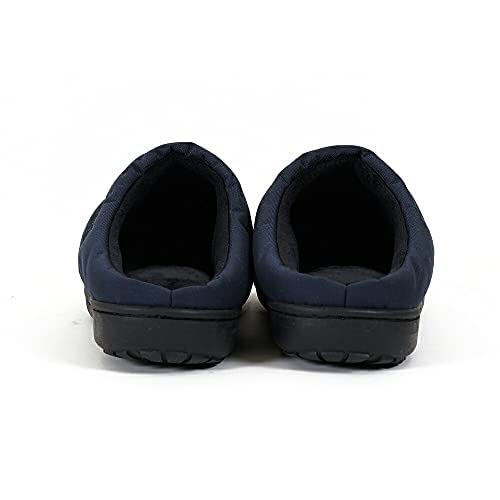 SUBU Unisex Navy Slippers XL (US Men’s 11-12 / US Women’s 13-14) Soft Cushioning Extra Warm Insulated Slippers4