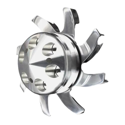 QccHieUs Polea del Alternador con Ventilador de Aluminio 9487-8867 Accesorios para Coche