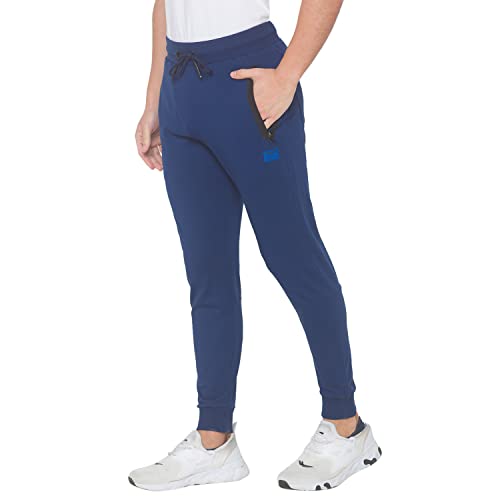 Image of Spykar Men's Slim Fit Track Pants