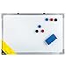 Produktbild Idena 10413 - Whiteboard mit Alurahmen, ca. 30 x 40 cm groß, inklusive 6 Magnete und Schwamm, zur Wandmontage geeignet, ideal für Büro und zu Hause, ohne Maker